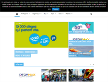Tablet Screenshot of departvoyage.com